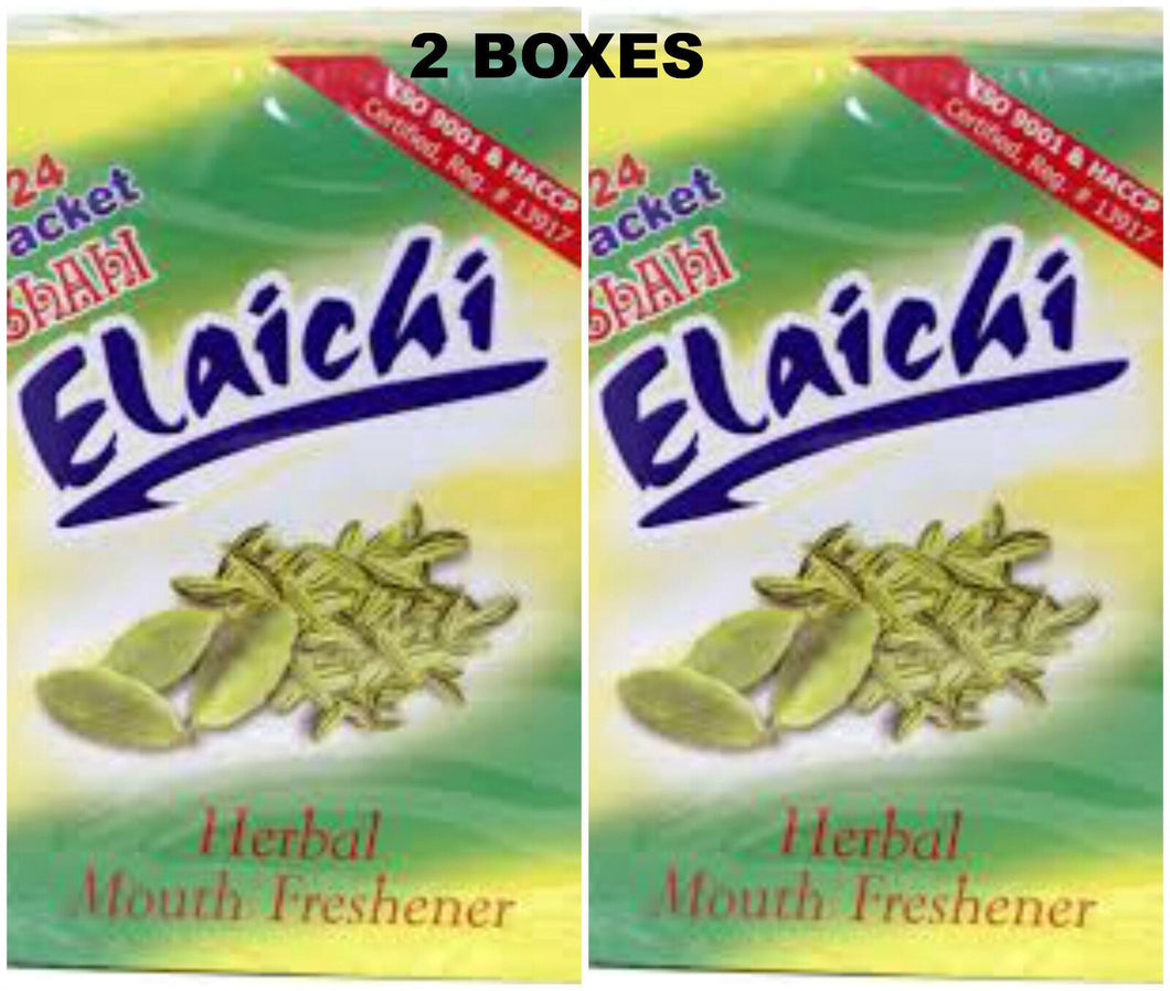 2 Boxes Shahi Elaichi Supari Betel Nuts Cardomom Mouth Freshener