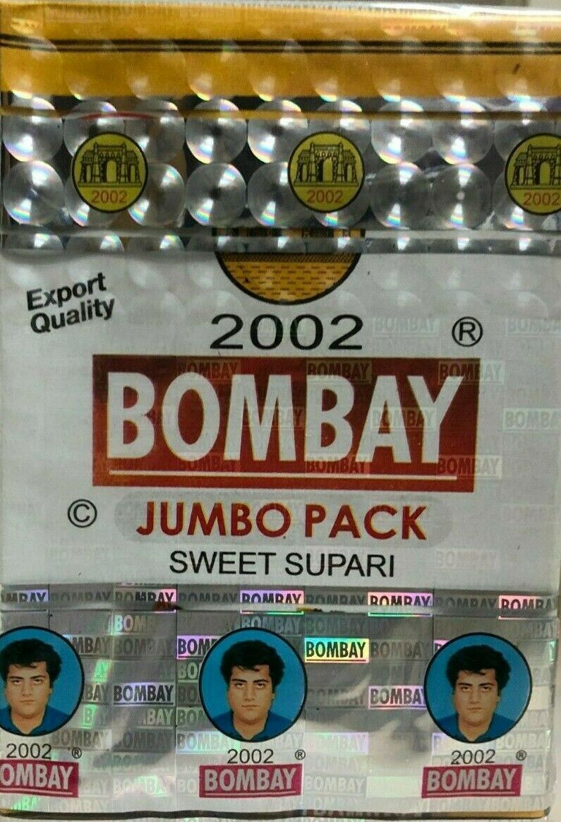 2 Boxes Bombay Jumbo Pack Sweet Supari 16 Packet Per Box.