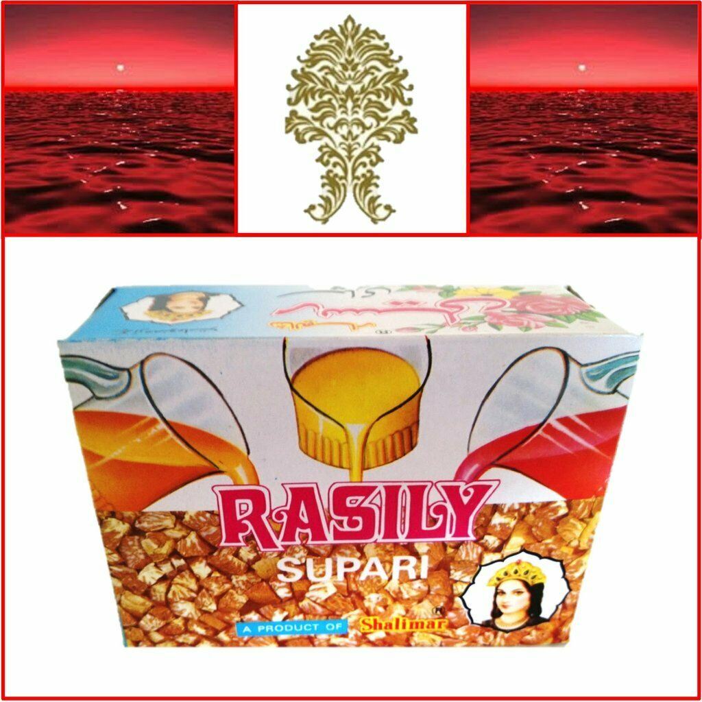 12 Boxes Shalimar Fresh Rasily Supari Sweet Betel Nut 288 Pouches