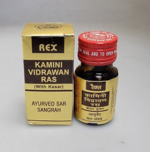 Load image into Gallery viewer, REX Kamini 10gm Vidrawan Ras With Kesar Ayurved Sar Sangrah
